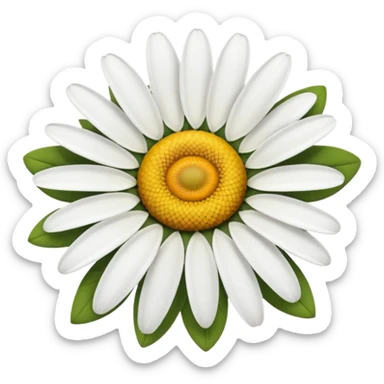 Daisy flower sticker