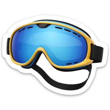 ski goggles sticker
