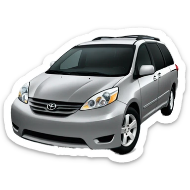 2007 toyota sienna grey sticker