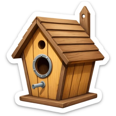 Birdhouse sticker