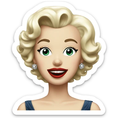 Marylin Monroe  sticker