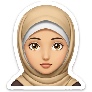 Hijab girl
 sticker