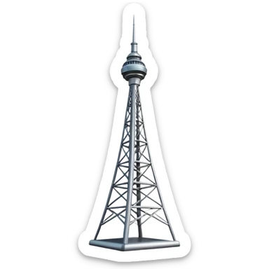 radio tower sticker