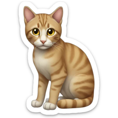 Cat palestine sticker