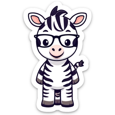🤓-🦓 sticker