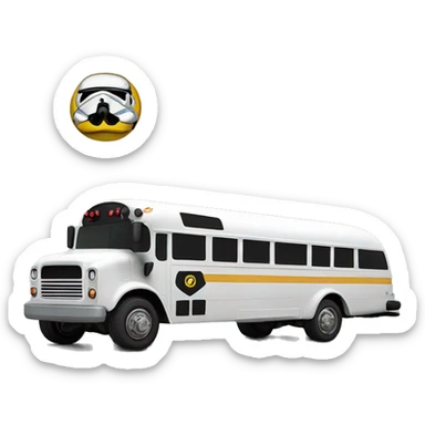First order jet trooper’s 1972 dodge school bus  sticker