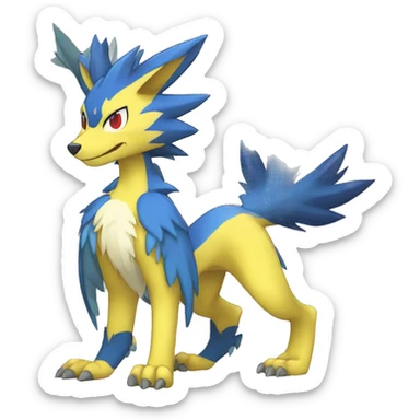  Lombax-Sergal-Zeraora-Nargacuga-Fakemon full body sticker