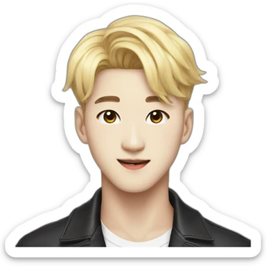 Kpop Singer wonho  sticker