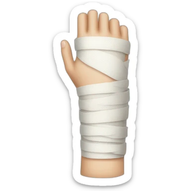 bandaged arm sticker