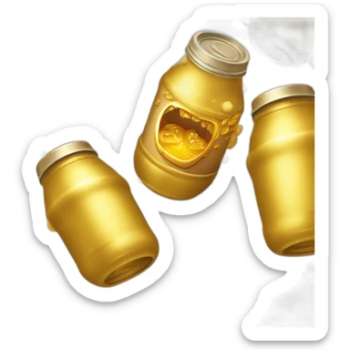 Kingkong gold drink jus sticker