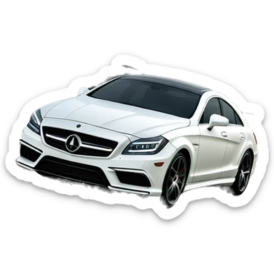 CLS 63 behind sticker