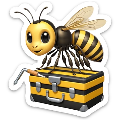 make bee Essential Tools sticker