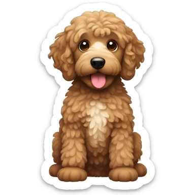 Cute groodle sticker