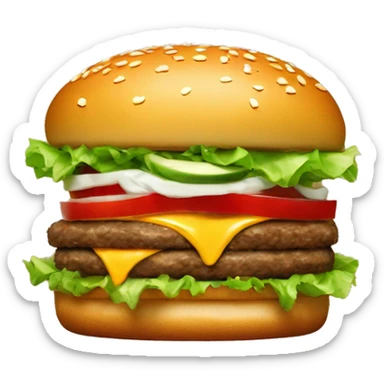 burger king logo sticker