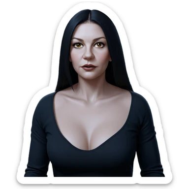 realistic portrait of girl sticker