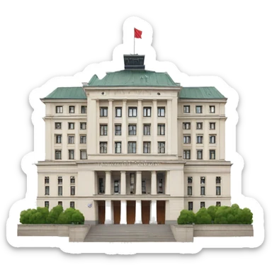 Warsaw palace of culture sticker