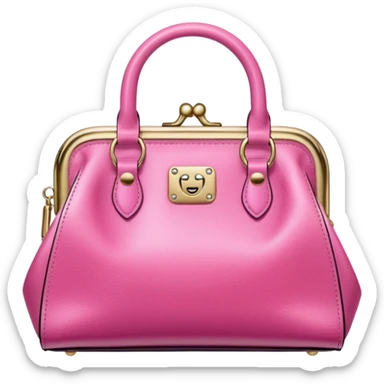 cute glamaholic purse sticker