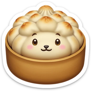 dumpling bun sticker
