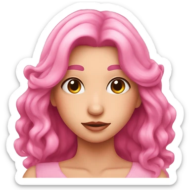 Corazón rosa sticker