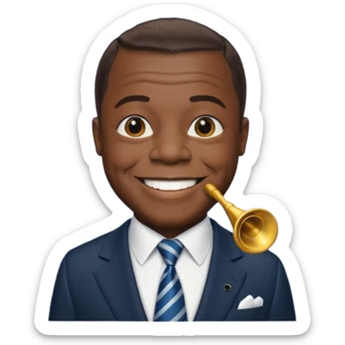 Louis Armstrong sticker