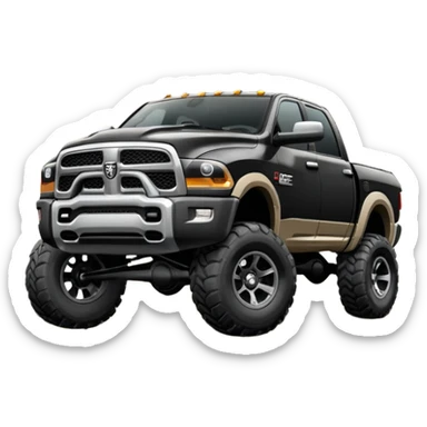 Dodge Ram Ourdoorsman Black sticker