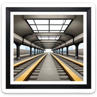 TRAIN PLATFORM sticker