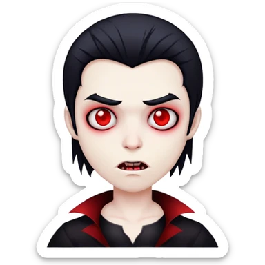 emo vampire sticker