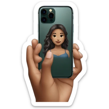 iPhone 15 Pro Max The hand of a beautiful girl sticker