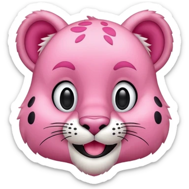 Pink panther sticker