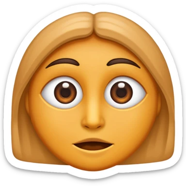 The same exact emoji as 😬 but with the 😁 eyes please sticker