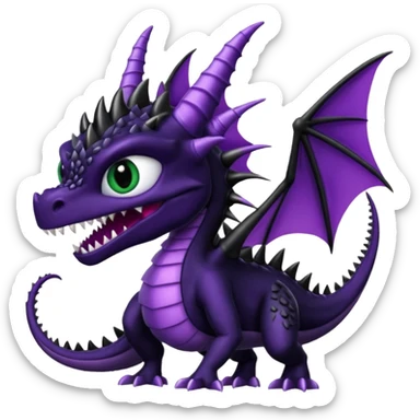 Plankton-Venom-Spyro-Cynder-Toothless-fusion sticker