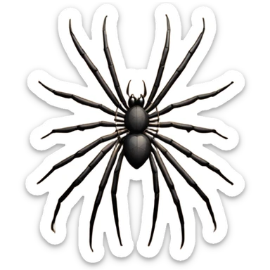 spider webs on door sticker