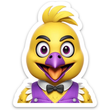 Chica from Five Nights At Freddy's Movie sticker