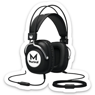 накладных наушников в стиле Marshall.

Узнаваемая форма квадртаных чашек Marshall, аккуратные швы, мягкие амбушюры, прочное оголовье.
Логотип Marshall на чашках, выполненный в фирменном стиле.

 sticker