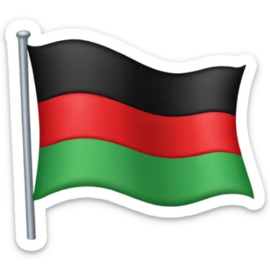 🇹🇬 du noir à la place du vert et du rouge à la place du jaune  sticker