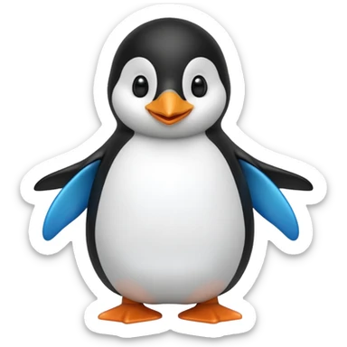 linux tux sticker
