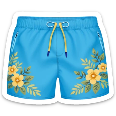 Swim shorts sticker