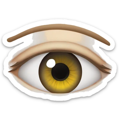 ojos enamorados sticker