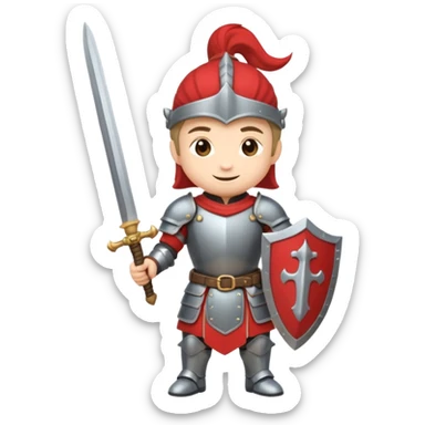 castle-guard, chibi full body sticker