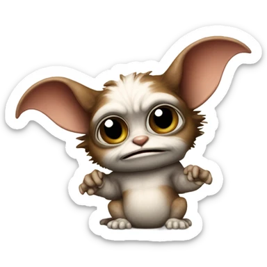 Gizmo hugging gremlin sticker