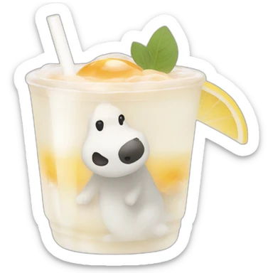 moomin-drink-bubbletea sticker