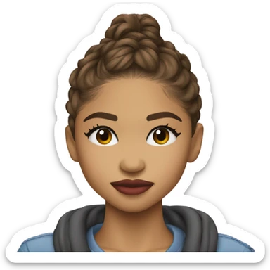 Zendaya kissing zendaya sticker