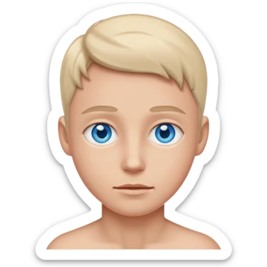 change eyes to blue sticker