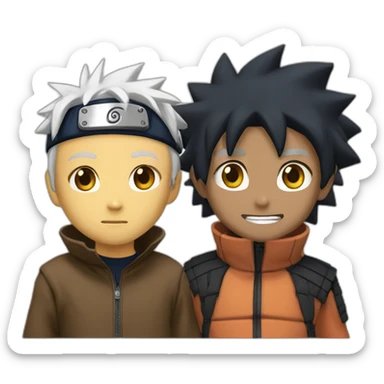 Naruto brown with barb sticker