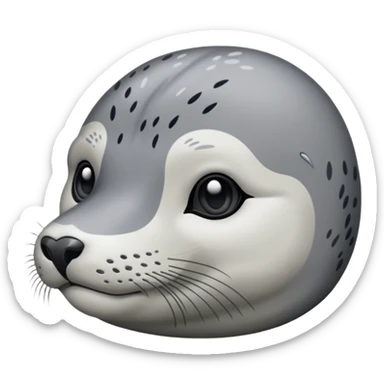 Harbor seal sticker