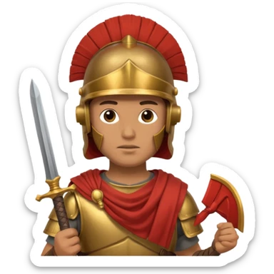 Roman soldier sticker