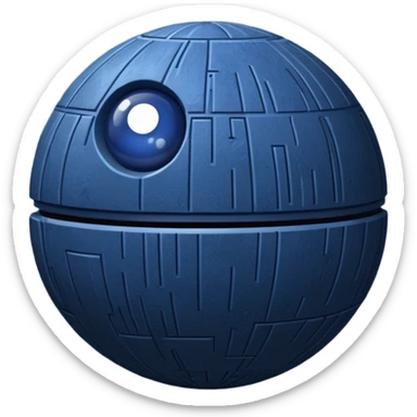 deathstar blueberry sticker