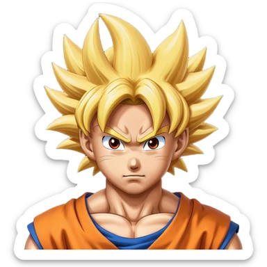 Goku Kaio Ken sticker