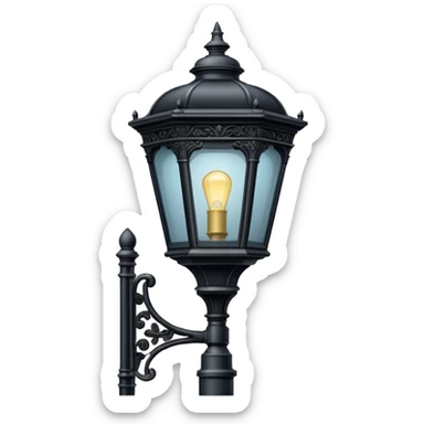 Street lamp sticker