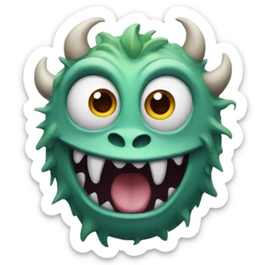 Monster sticker